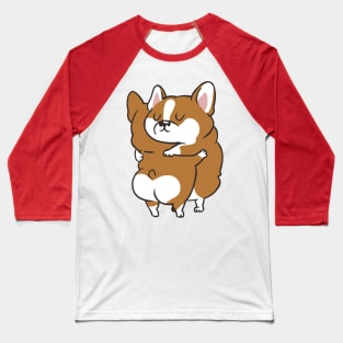 Corgi Hugs Baseball T-Shirt